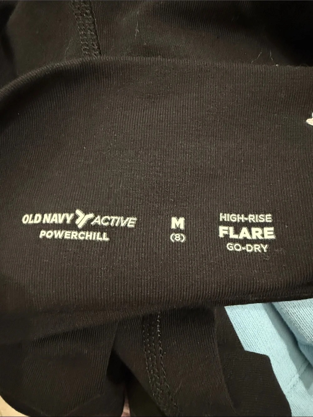 Old Navy Black High-Rise Flare Active Leggings Girls Size Medium 8